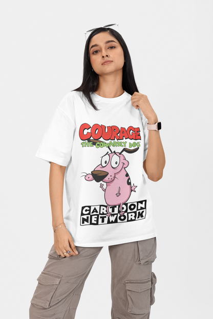 COURAGE OVERSIZED T-SHIRT - Costa Moon