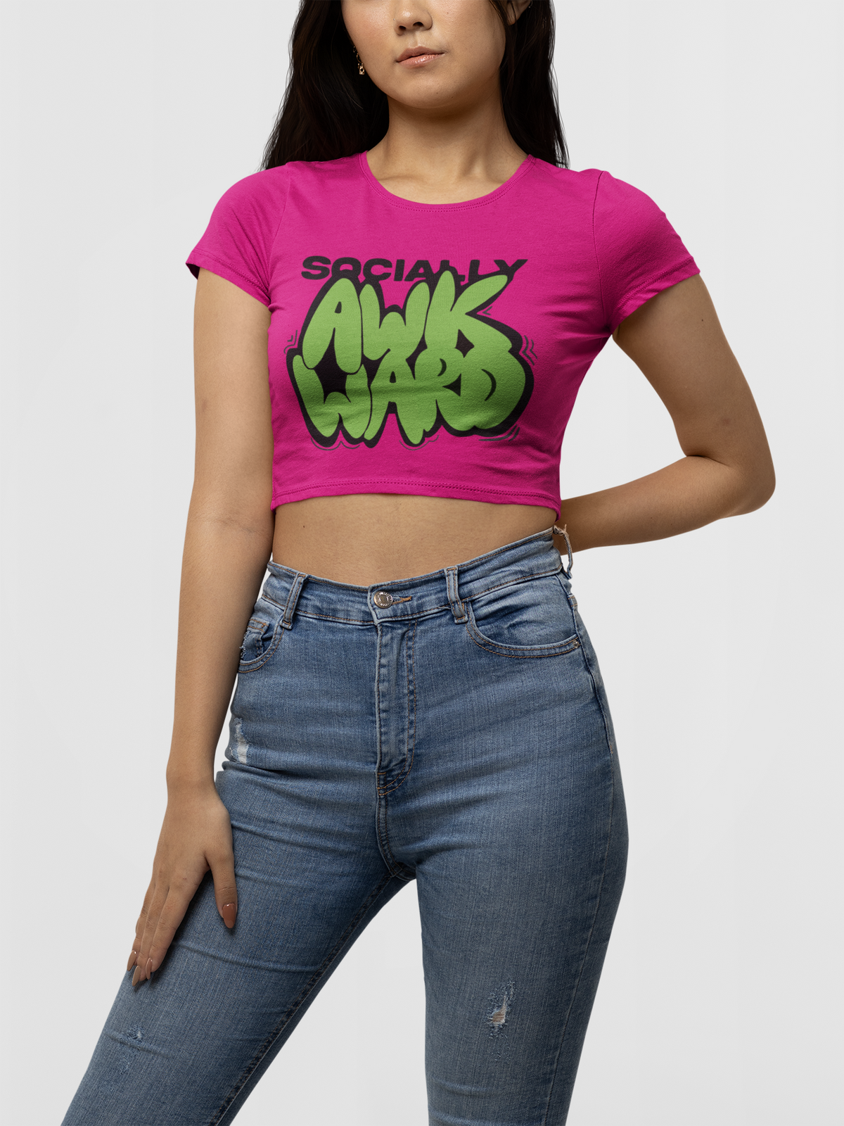 Socially Awkward Crop Tee