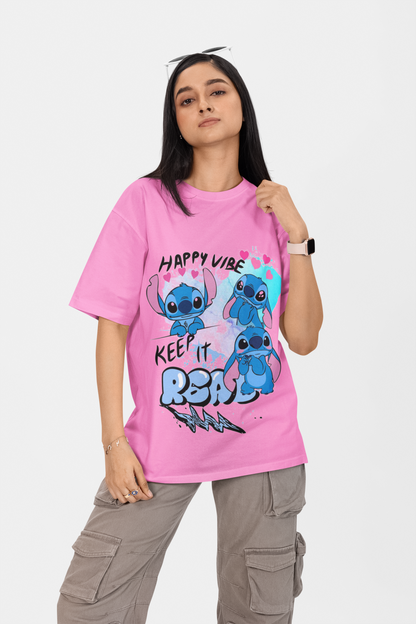 KEEP IT REAL OVERSIZED T-SHIRT - Costa Moon