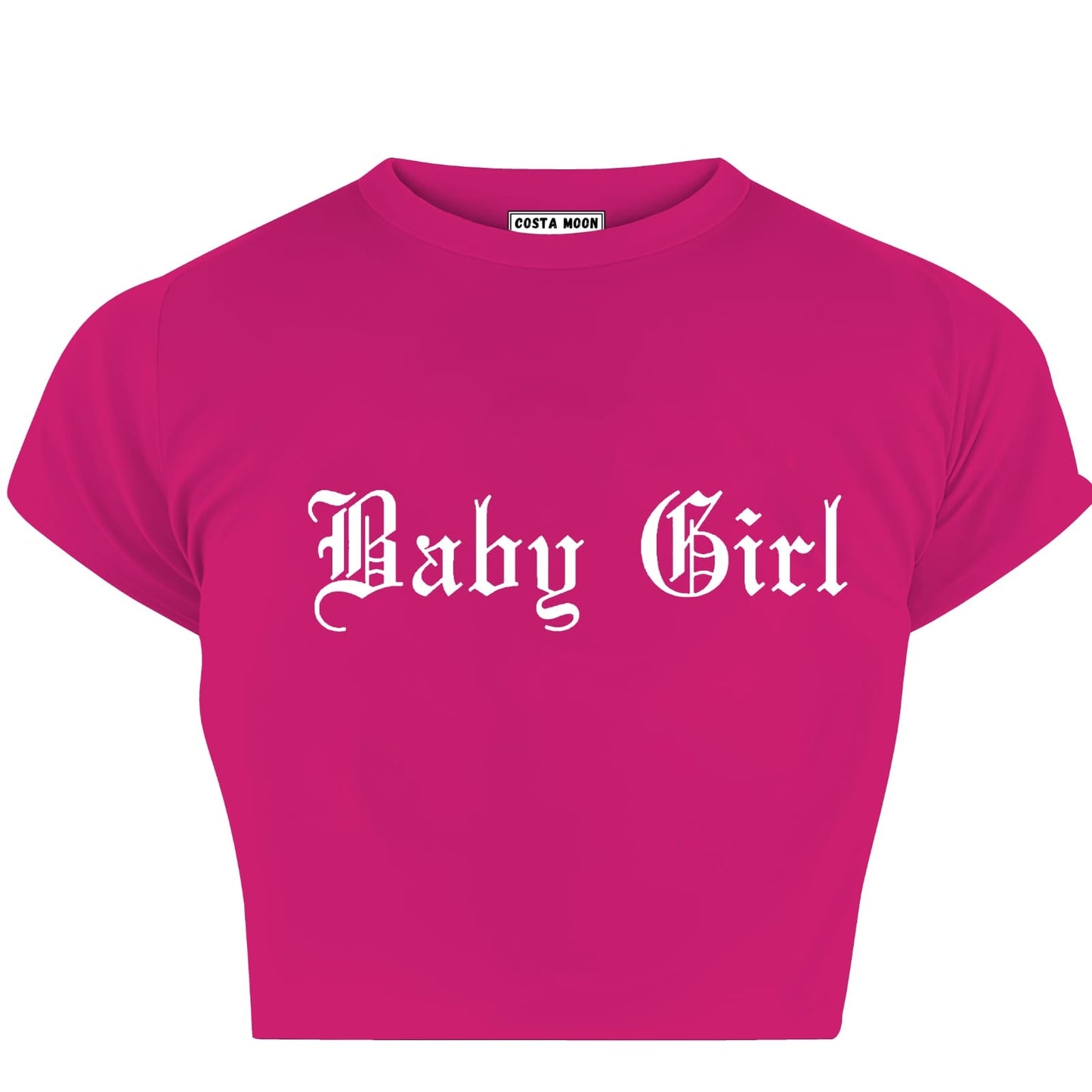 Baby Girl Crop Tee - Costa Moon