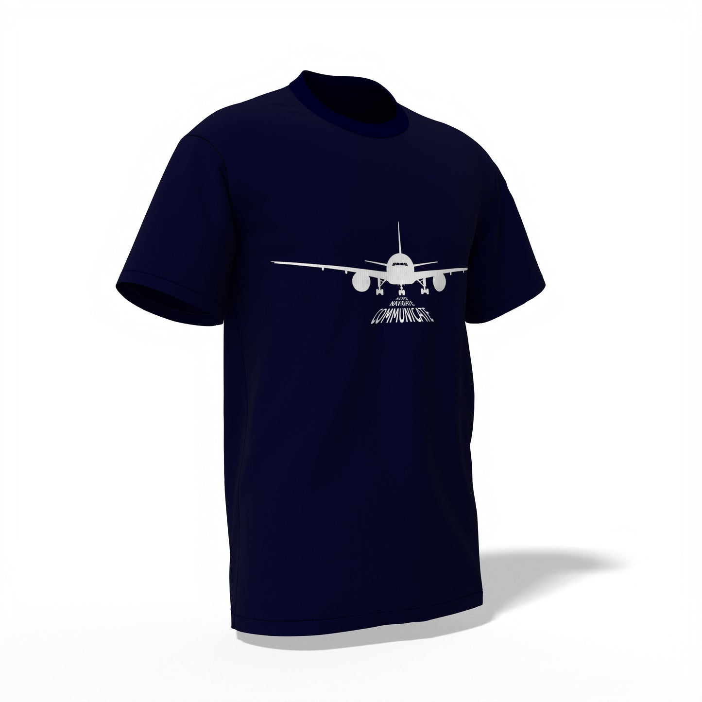 COMMUNICATE AIRCRAFT MILITARY T-SHIRT - Costa Moon